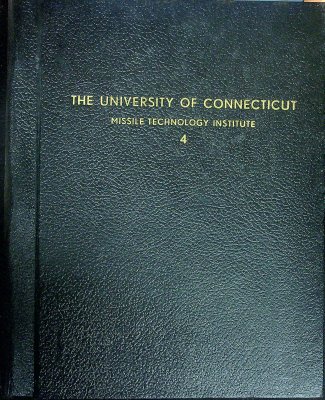 The University of Connecticut Missile Technology Institute 4 cover