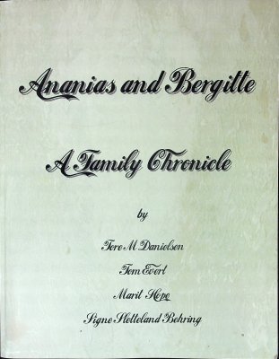Ananias and Bergitte: A Family Chronicle cover
