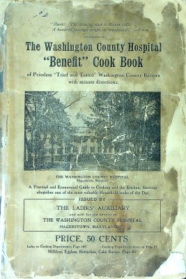 The Washington County Hospital "Benefit" Cook Book cover