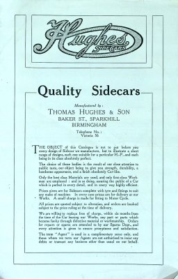 Hughes Sidecars cover