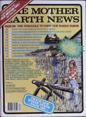 Mother Earth News Magazines Lot of 14.  Some 1970s and 1980s. cover